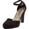 piece of mind Spangenpumps Damen schwarz|schwarz