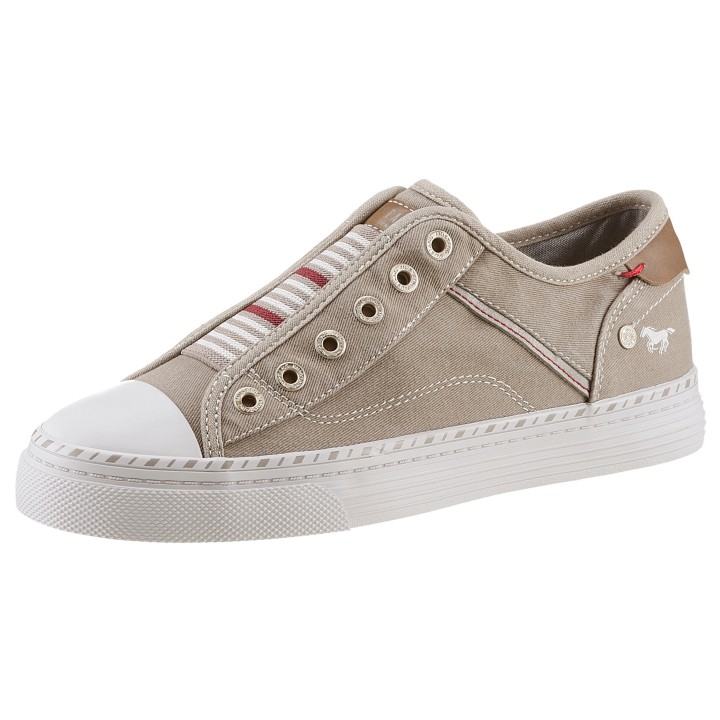 Mustang Shoes Slip-On Sneaker »Schlupfschuh, Freizeitschuh,«, Slipper, Schlupfschuh, Freizeitschuh mit praktischem Gummizug