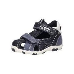 Puccetti Lauflern Sandale Jungen blau|blau