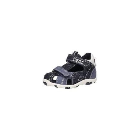 Puccetti Lauflern Sandale Jungen blau|blau