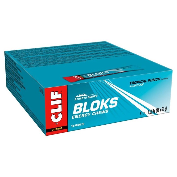 Clif Shot Bloks Tropical Punch Karton (18 x 60g)