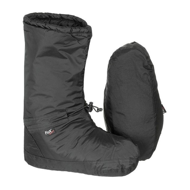 FoxOutdoor Biwakschuhe, "Polar", winddicht, schwarz Outdoorschuh