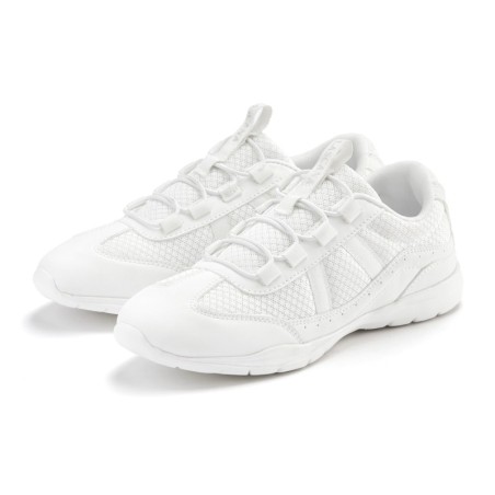 LASCANA Sneaker, Slip-On Freizeitschuh, Halbschuh mit elastischen Schnürbändern VEGAN