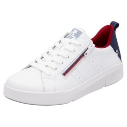 RIEKER Sport Sneaker, Schnürung und Reißverschluss, Freizeitschuh, Halbschuh, Schnürschuh