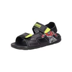 Transformers Badesandale Jungen schwarz|schwarz