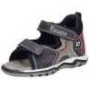 Puccetti Lauflern Sandale Jungen blau|blau|blau