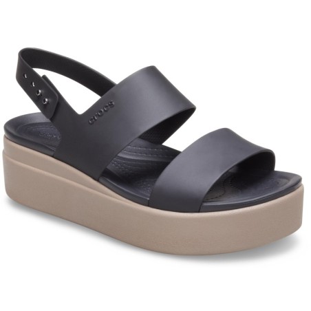 Crocs Keilsandalette »Brooklyn Low Wedge«, Sommerschuh, Sandale, Keilabsatz, mit modischer Plateausohle