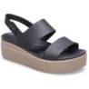 Crocs Keilsandalette »Brooklyn Low Wedge«, Sommerschuh, Sandale, Keilabsatz, mit modischer Plateausohle