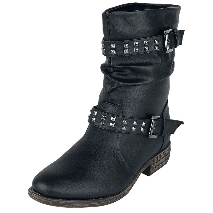 Brandit Boot - Ladies Biker Boot - EU37 bis EU39 - für Damen - Größe EU37 - schwarz
