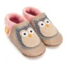 Orangenkinder® Eulalia die Eule Baby Krabbelschuh pflanzlich gegerbtes Leder, Made in Germany, Atmungsaktiv