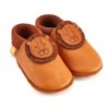 Orangenkinder® Leo der Löwe Baby Krabbelschuh pflanzlich gegerbtes Leder, Made in Germany, atmungsaktiv