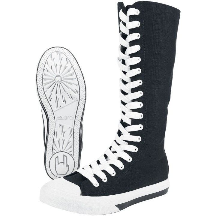 Sneaker high für Damen  schwarz "Walk The Line" von RED by EMP