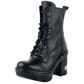 New Rock - Gothic Boot - Neotyre Negro - EU36 bis EU42 - für Damen - Größe EU36 - schwarz