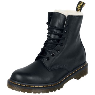 Dr. Martens - Rockabilly Winterstiefel - 1460 Serena Fur Lined - EU37 - für Damen - Größe EU37 - schwarz