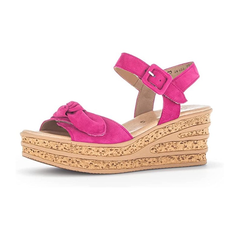 Keilsandalette - rose 7,5
