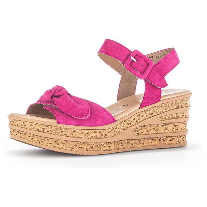 Keilsandalette - rose 7,5