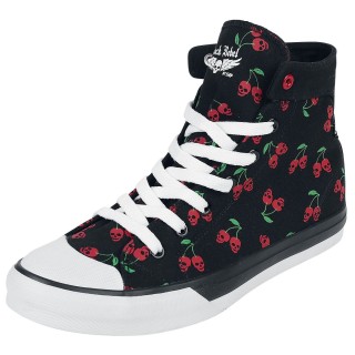 Rock Rebel by EMP - Rock Sneaker high - Walk The Line - EU37 bis EU38 - für Damen - Größe EU37 - schwarz