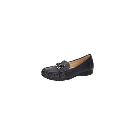 smiling for feet Mokassin Damen schwarz|schwarz|schwarz|schwarz|schwarz|schwarz