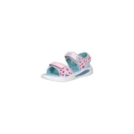 KangaROOS K SLS Pony Sandale Mädchen rosa|rosa|rosa