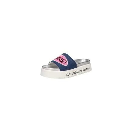 Replay Muddy Moto Pantolette Damen blau|blau|blau