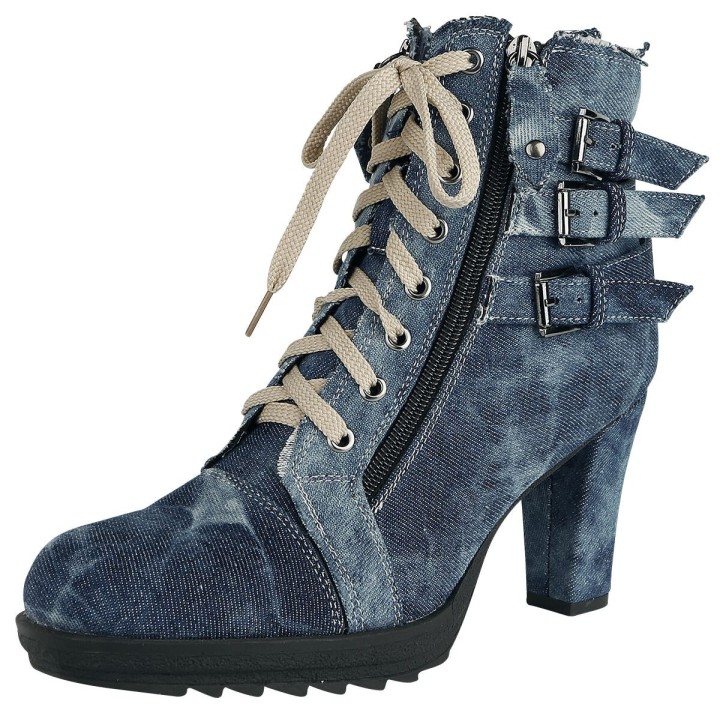 Rock Rebel by EMP - Rock High Heel - Ivy - EU36 bis EU42 - für Damen - Größe EU36 - blau