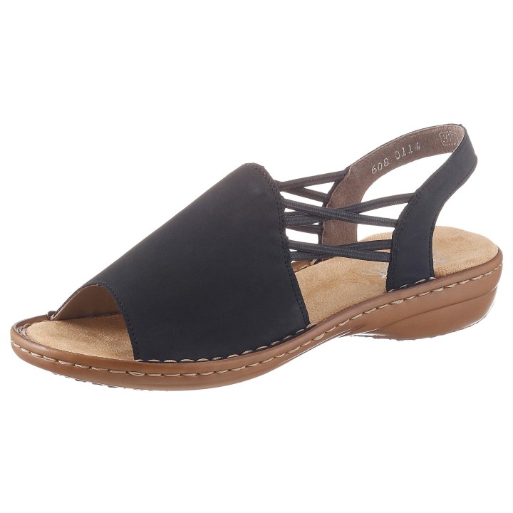 Rieker Sandale, mit Gummizugbändern