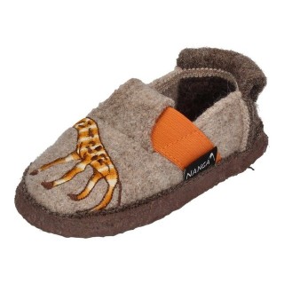 NANGA LAZY GIRAF Hausschuh Natur