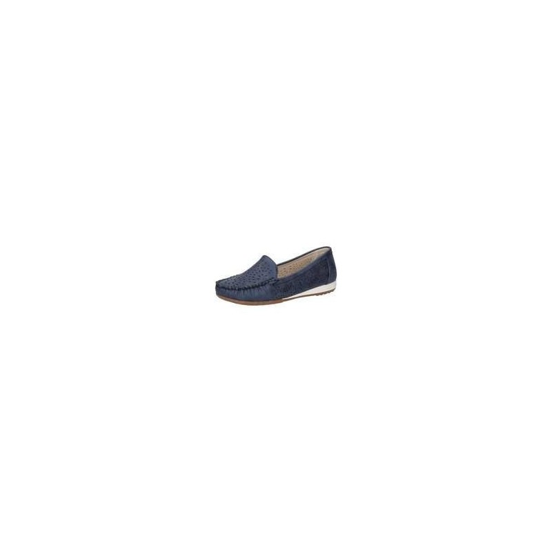 Charmosa Mokassin Damen blau|blau