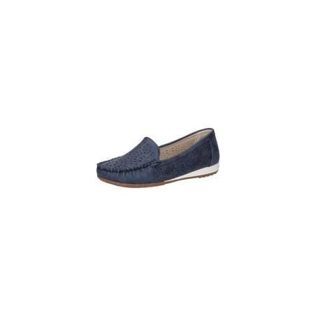Charmosa Mokassin Damen blau|blau