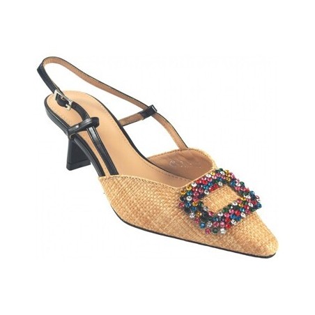 Bienve  Schuhe Zapato señora  gg3116 beig