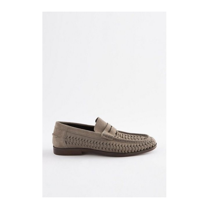 Next Slipper in Flechtoptik aus Leder Loafer (1-tlg)