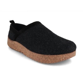 Tuffeln Wollclogs Pantoffeln für niedrigen Spann Hausschuh mit Outdoorsohle