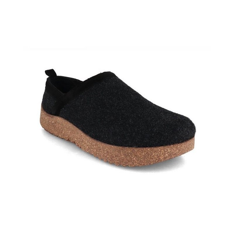 Tuffeln Wollclogs Pantoffeln für niedrigen Spann Hausschuh mit Outdoorsohle