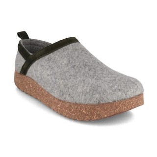 Tuffeln Wollclogs Pantoffeln für niedrigen Spann Hausschuh mit Outdoorsohle