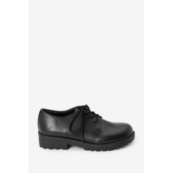Next Leder-Loafer zum Schnüren, weite Passform Schnürschuh (1-tlg)