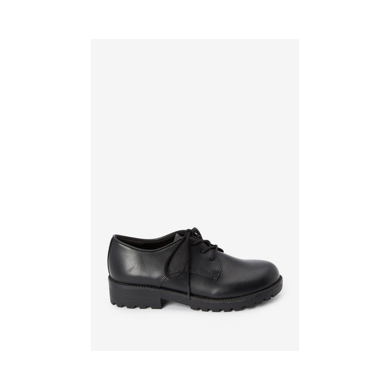 Next Leder-Loafer zum Schnüren, weite Passform Schnürschuh (1-tlg)