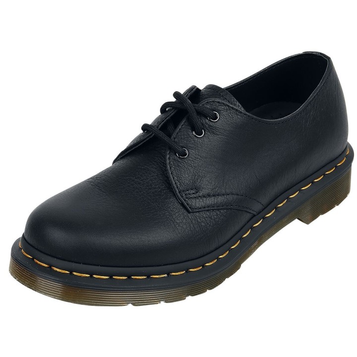 Dr. Martens - Rockabilly Schnürschuh - 1461 Virginia Black Virginia - EU36 bis EU41 - für Damen - Größe EU36 - schwarz