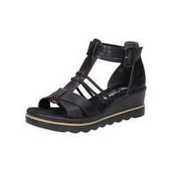Rieker Sandale Damen schwarz|schwarz