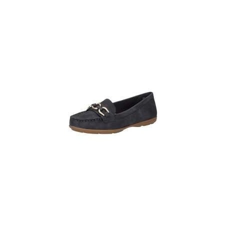 Jana Mokassin Damen blau|blau