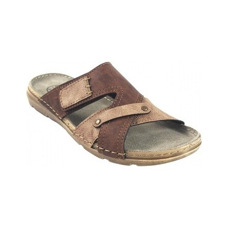 Kelara  Schuhe Sandalia caballero  8013 marron