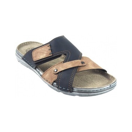 Kelara  Schuhe Sandalia caballero  8013 azul