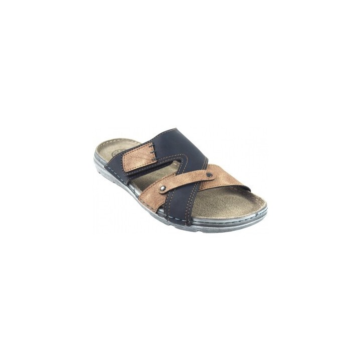 Kelara  Schuhe Sandalia caballero  8013 azul