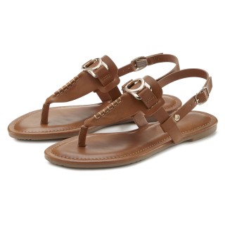 Vivance Zehentrenner, Sandale, Pantolette mit Schmuckelement VEGAN