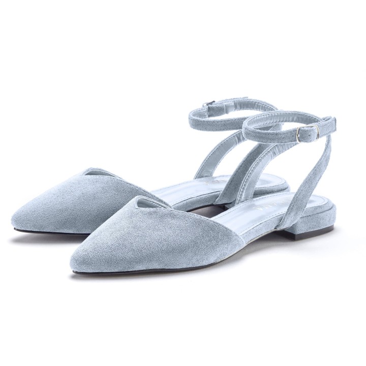 LASCANA Ballerina, Slingballerina, Riemchenballerina, Halbschuh, Slipper, Sandale VEGAN