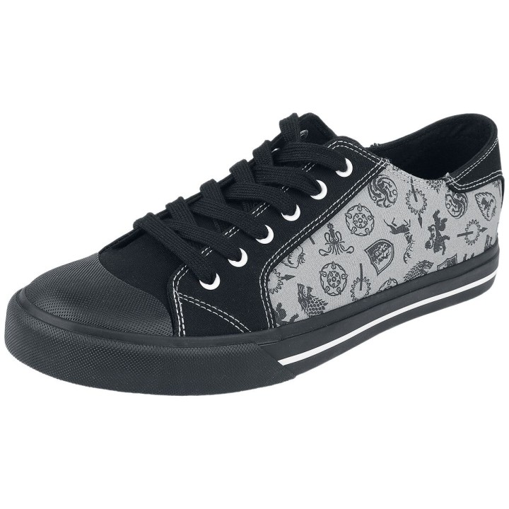 Game Of Thrones Sneaker - Houses - EU37 bis EU38 - Größe EU37 - allover  - Lizenzierter Fanartikel