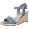 Tamaris Keilsandale Damen blau|blau