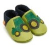 Orangenkinder® Herbert der Trecker Baby Krabbelschuh pflanzlich gegerbtes Leder, Made in Germany, atmungsaktiv