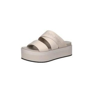 Calvin Klein Flatform Sandal Webbing Damen beige|beige