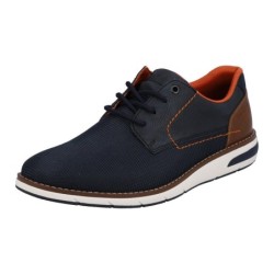 Rieker Sneaker, mit kontrastfarbener Ziernaht, Freizeitschuh, Halbschuh, Schnürschuh