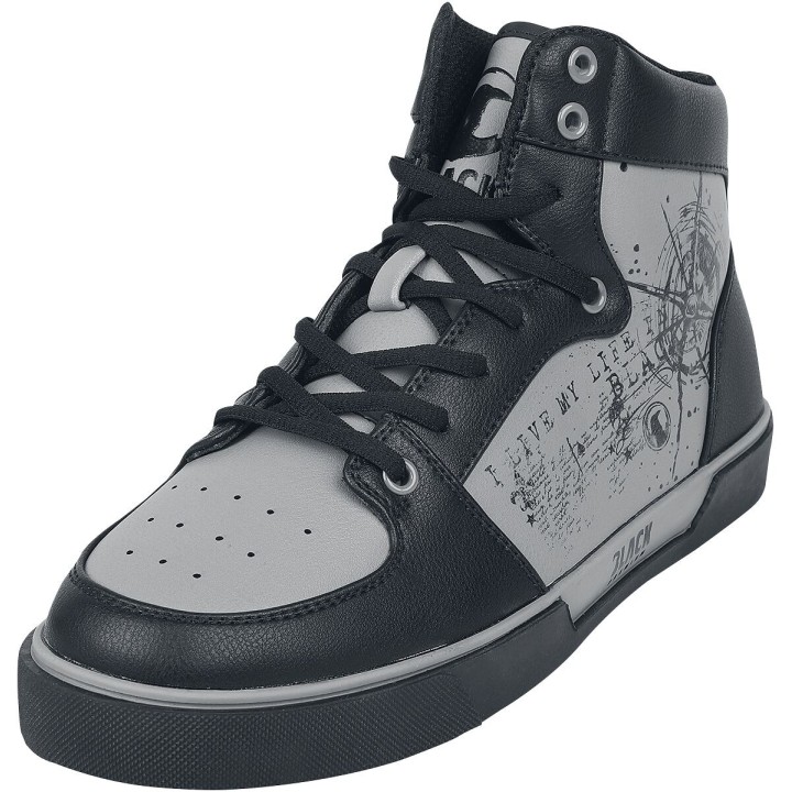 Black Premium by EMP Sneaker high - HighCut Sneaker - EU38 - Größe EU38 - grau/schwarz